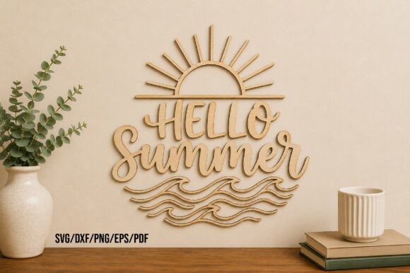 Download Hello Summer Laser Cut SVG - Summer Collection