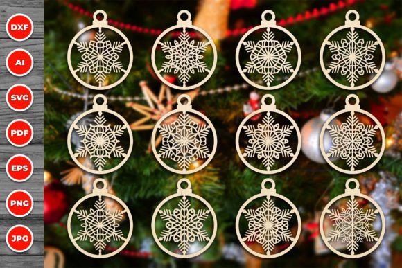 Download Christmas Ornament Laser Cut Svg Bundle - Laser cut svg Collection