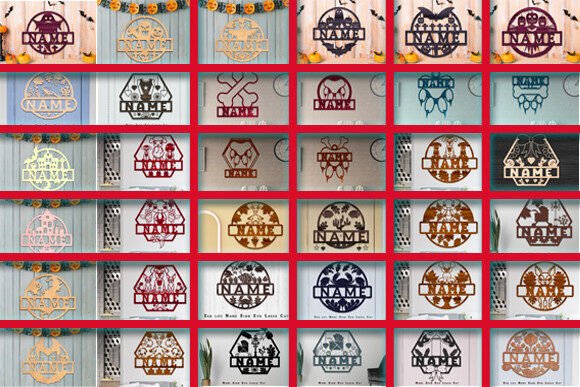 Download Big Name Sign Laser Cut Svg Bundle - Laser cut svg Collection