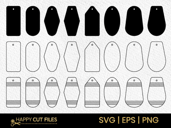 Download Retro Motel Keychain Template Svg Bundle - Keychain template Collection