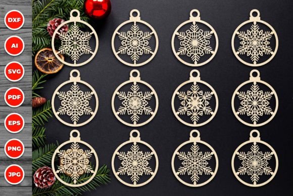 Download Christmas Ornament Laser Cut Svg Bundle - Laser cut svg Collection