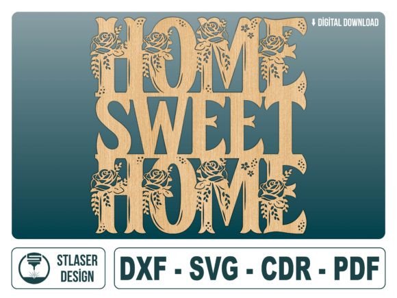 Download Home Sweet Home Laser Cut Svg Files - Laser cut svg Collection