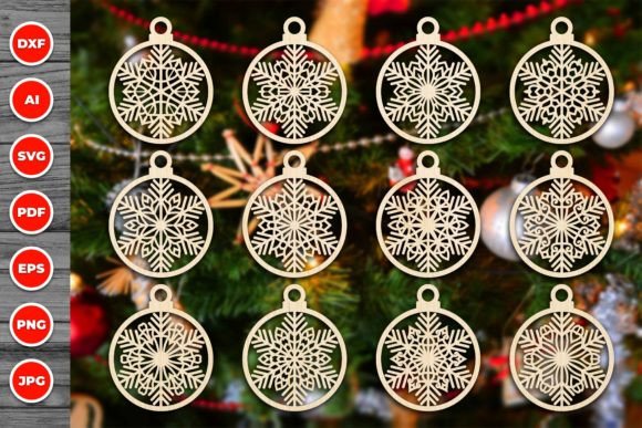 Download Christmas Ornament Laser Cut Svg Bundle - Laser cut svg Collection