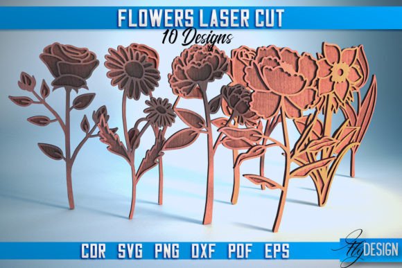 Download Flower Laser Cut SVG | Laser Flower SVG - Laser cut svg Collection