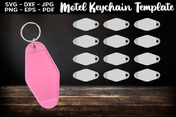 Download Motel Keychain Template Sublimation PNG - Keychain template Collection