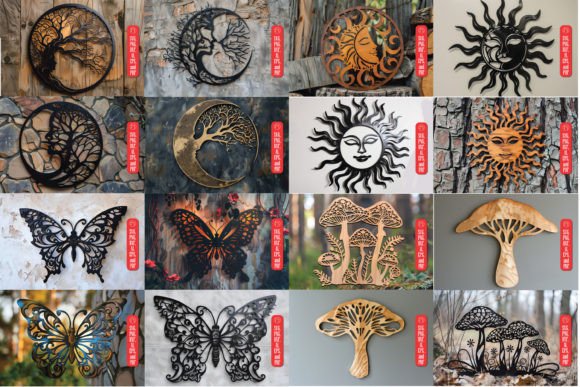 Download Mystical Decor Laser Cut SVG Mega Bundle - Laser cut svg Collection