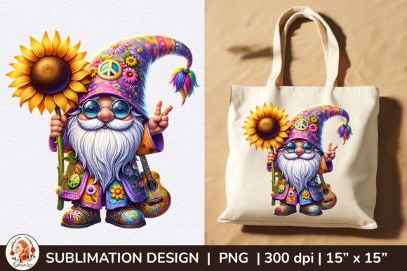 Download Hippie Gnome, Summer Gnomes Clipart - Summer Collection