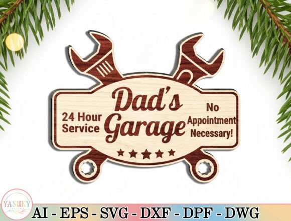 Download Dad's Garage Laser Cut SVG - Laser cut svg Collection
