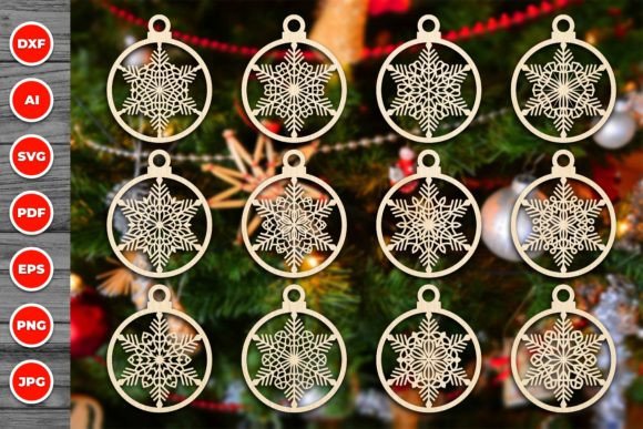 Download Christmas Ornament Laser Cut Svg Bundle - Laser cut svg Collection
