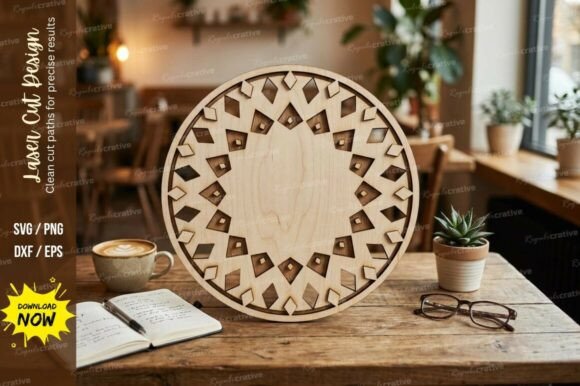 Download Geometric Wall Laser Cut SVG, Laser Cut - Laser cut svg Collection