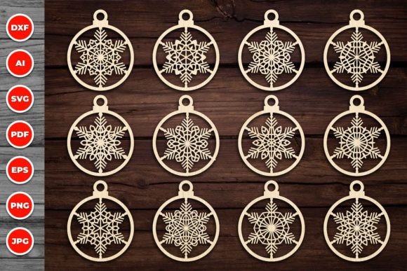 Download Christmas Ornament Laser Cut Svg Bundle - Laser cut svg Collection