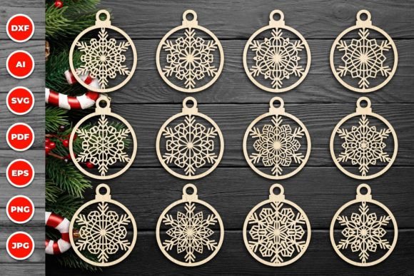 Download Christmas Ornament Laser Cut Svg Bundle - Laser cut svg Collection