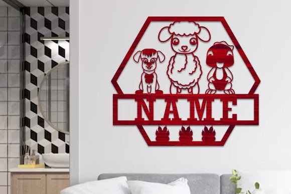 Download Farm Animals Name Sign Laser Cut Svg - Laser cut svg Collection